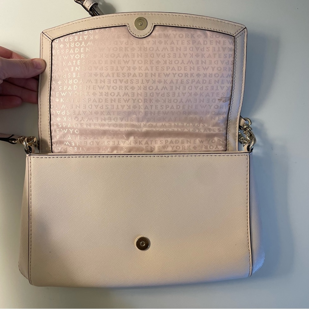 Kate Spade Handbag, Blush Pink, Crossbody or Shoulder Bag - Picture 4 of 7